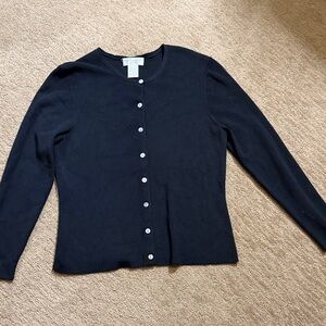 Worthington Black Cardigan Sweater
